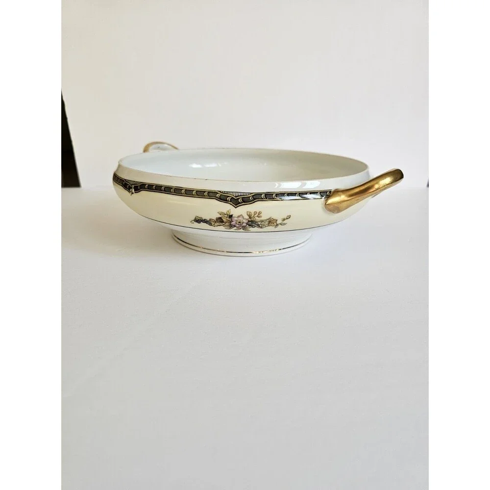 Antique Round Serving Bowl No Lid, Noritake Windsor Pattern No 71432 & 71433